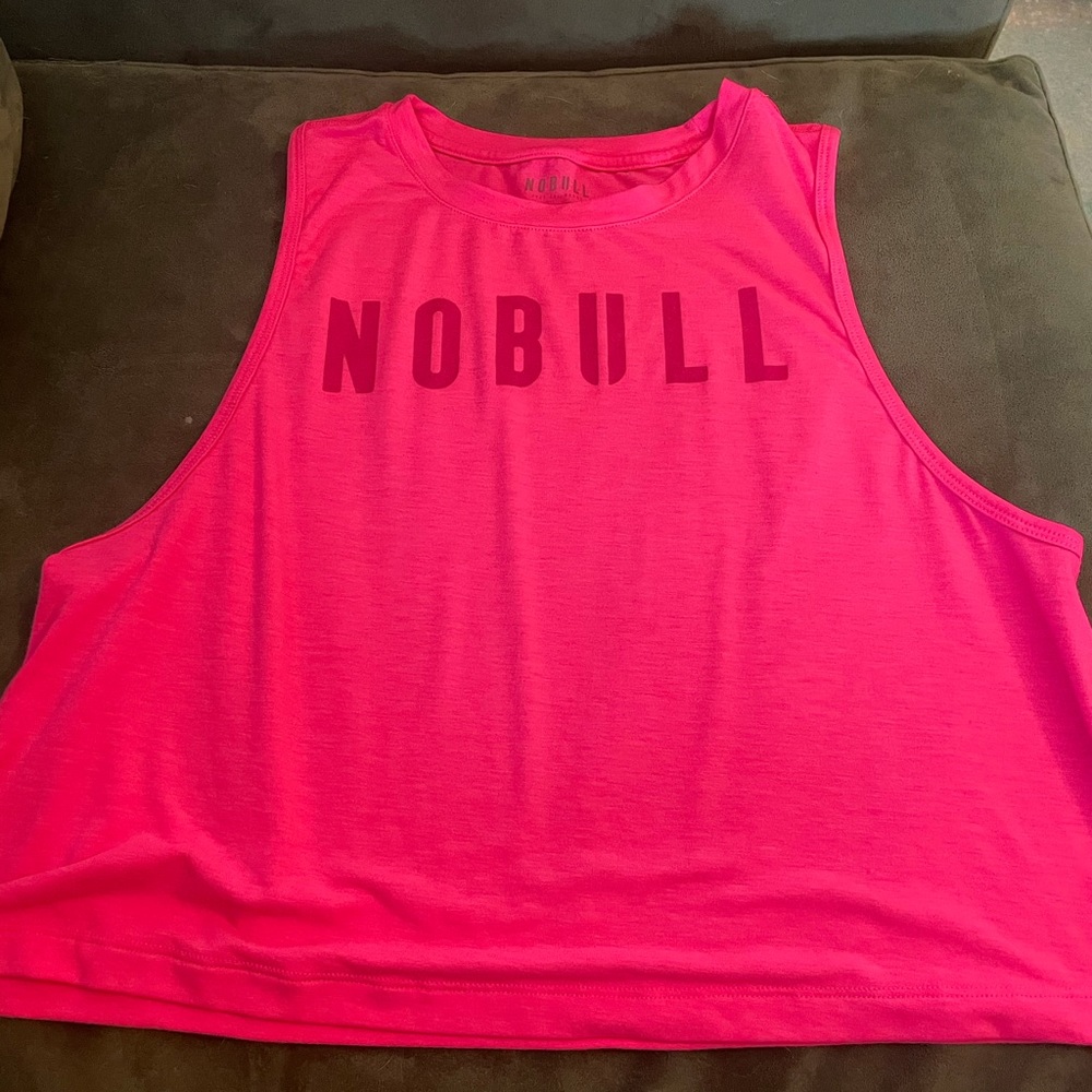Hot Pink NoBull crop tank